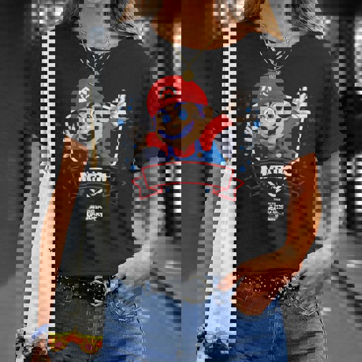 ザ・スーパーマリオギャラクシー・ムービー Mario Champion Tシャツ 彼女への贈り物