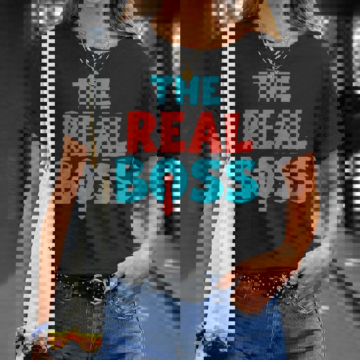 ザ・リアル・ボス Tシャツ 彼女への贈り物