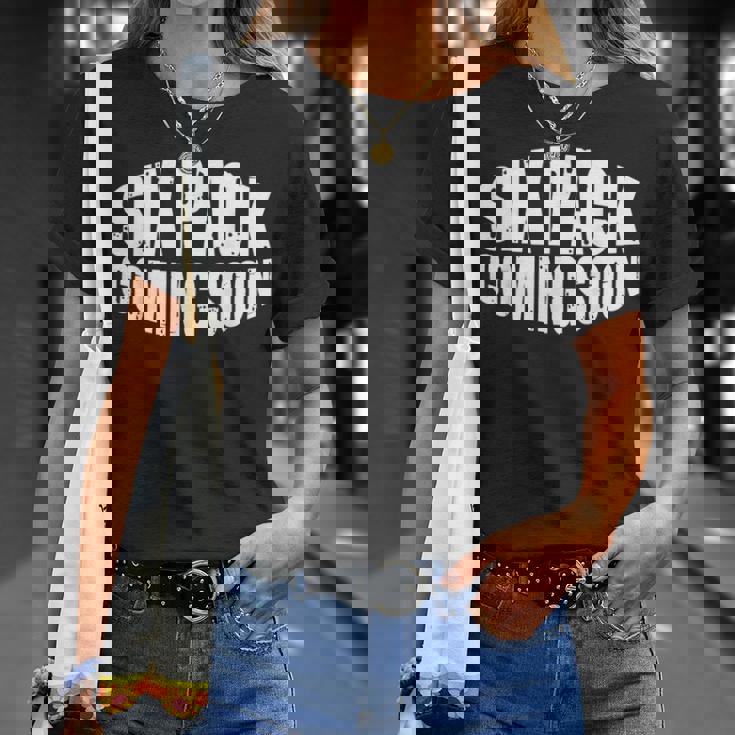 シックスパックは近日公開予定ix Pack Comingoon Tシャツ 彼女への贈り物