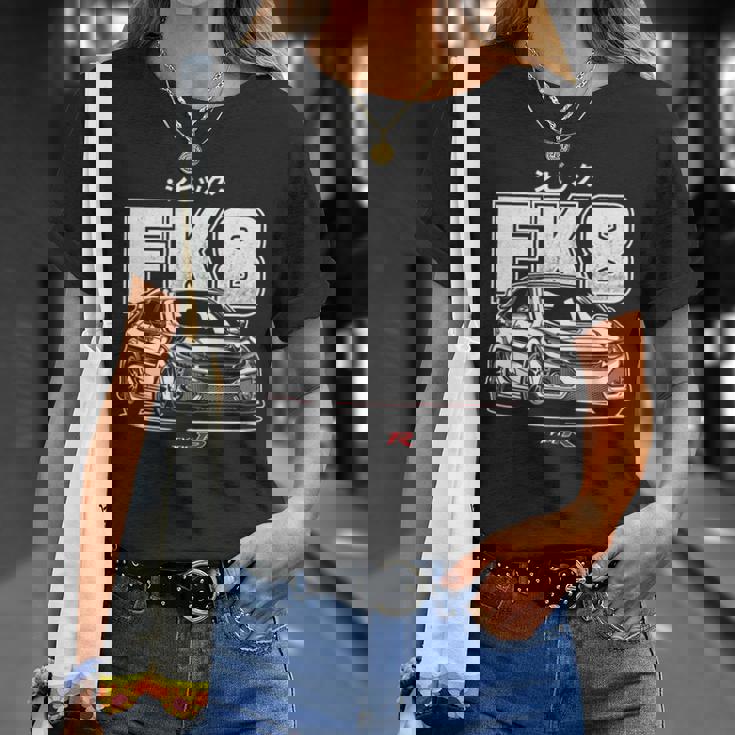 シビック タイプr Fk 8 日本車 長袖tシャツ Tシャツ 彼女への贈り物