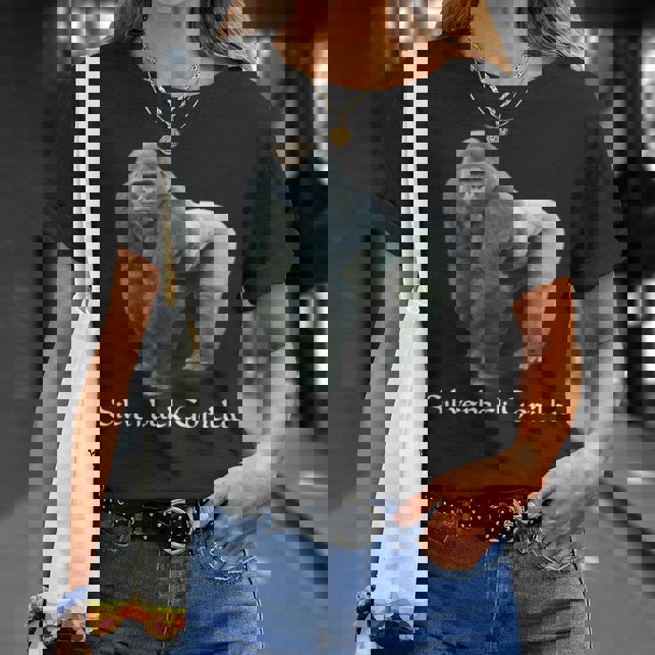 シルバーバック ゴリラ Tシャツ 彼女への贈り物