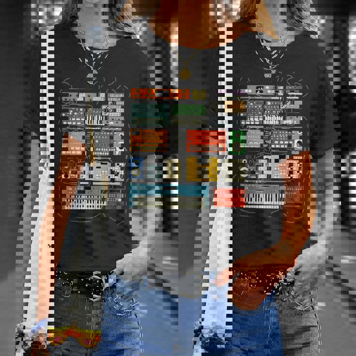 シンセサイザー と エレクトロニック・ミュージシャン と Dj Tシャツ 彼女への贈り物