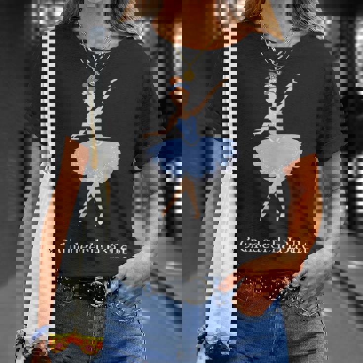 シンデレラ バレエ バレリーナ ポワント ダンサー ダンス グラフィック Tシャツ 彼女への贈り物