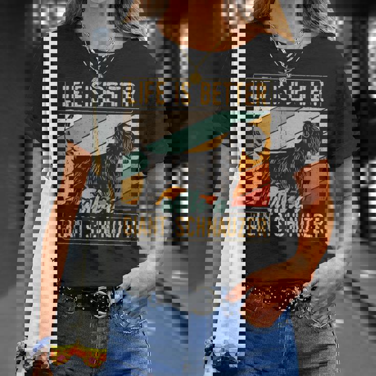 ジャイアント・シュナウザーの発言 シュナウザーの犬 Tシャツ 彼女への贈り物