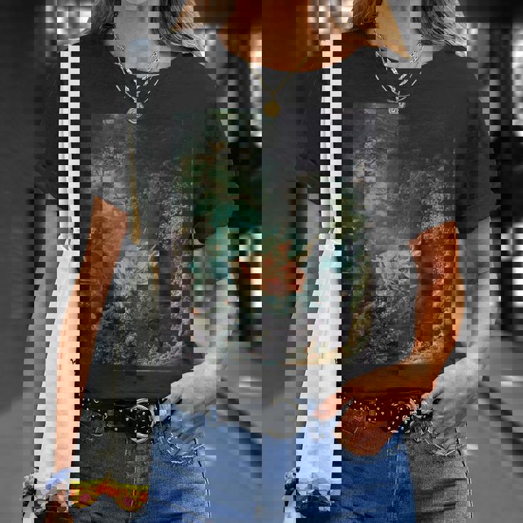 ジャンオノレ・フラゴナール作 スイングペインティング Tシャツ 彼女への贈り物