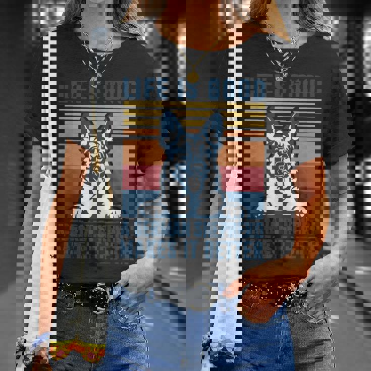 ジャーマンシェパード ギフト メンズ レディース 犬 父 母 ジャーマンシェパード Tシャツ 彼女への贈り物