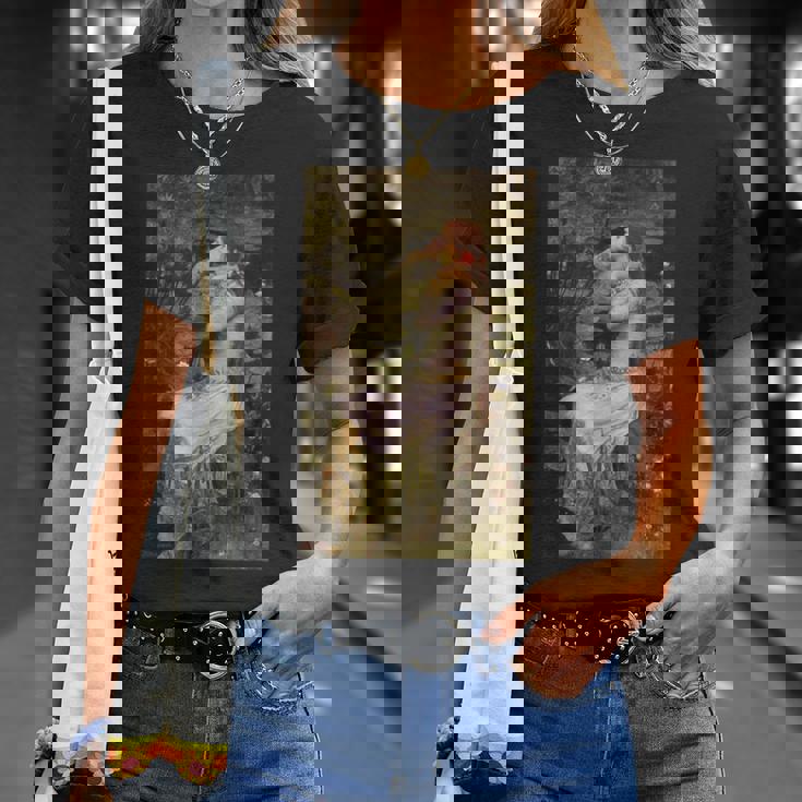 ジョン・ウィリアム ウォーターハウス オフィーリア 絵画 Tシャツ 彼女への贈り物