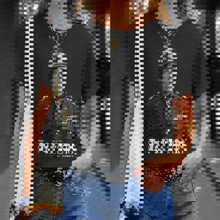 ジョージ・パットン 第二次世界大戦 勝利 記念 独立記念日 長袖tシャツ Tシャツ 彼女への贈り物