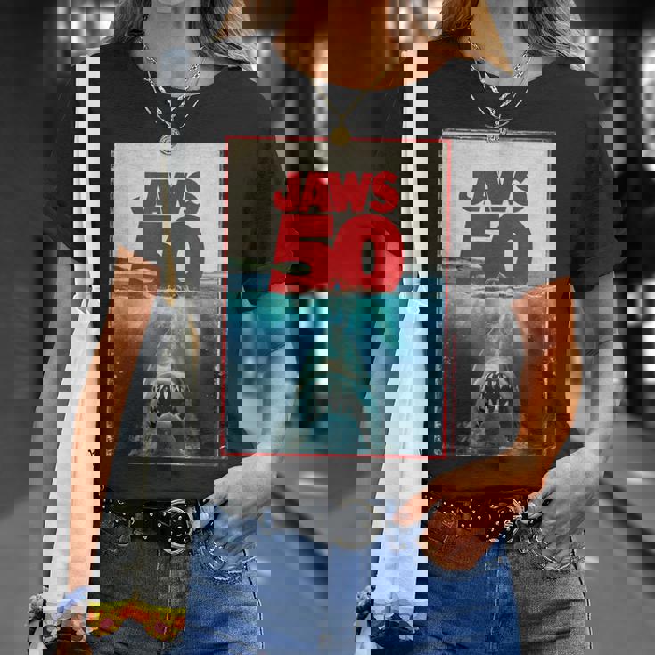 ジョーズ 50 ジョーズ 2025 セレブレーション クラシック Tシャツ 彼女への贈り物