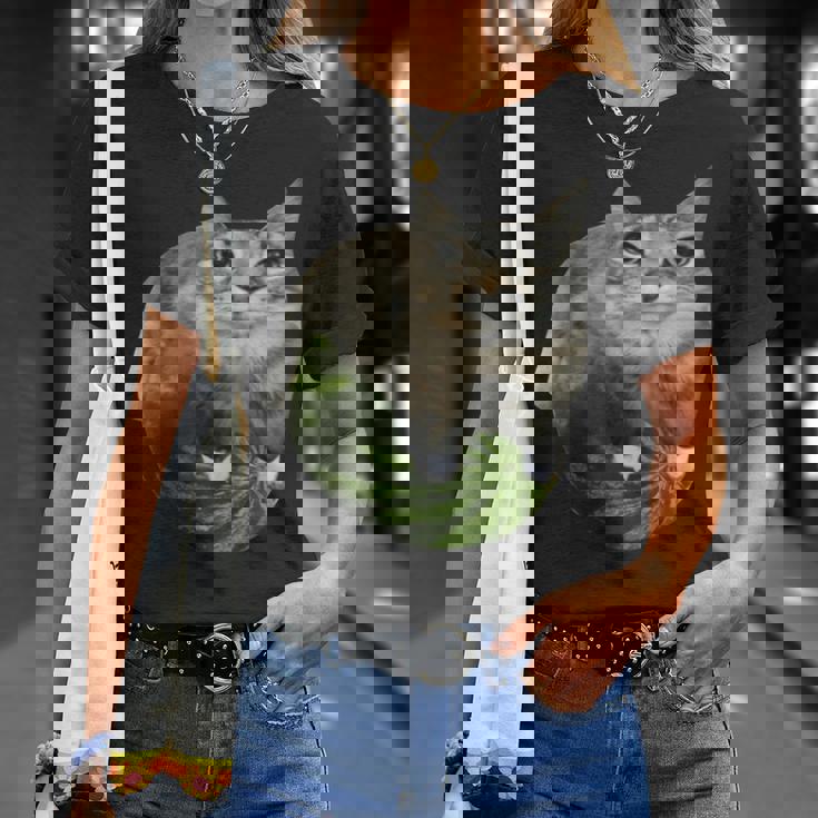 スイカ猫ミーム Tシャツ 彼女への贈り物