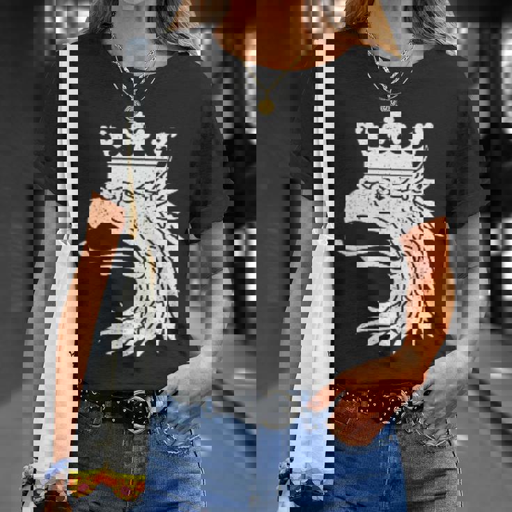 スカニア スウェーデン コート・オブ・アームズ フラッグ グリフィン Tシャツ 彼女への贈り物