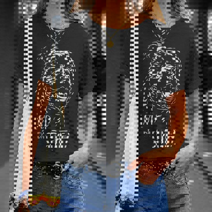 スタッフォードシャー・ブル・テリア 愛されるスタッフィー・ドッグのことわざ Tシャツ 彼女への贈り物