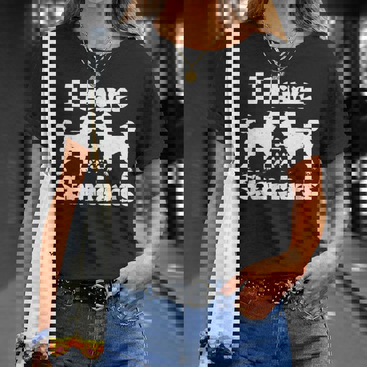 スタンダード プードル オーナーズ I Havetandards ファニー プードル Tシャツ 彼女への贈り物