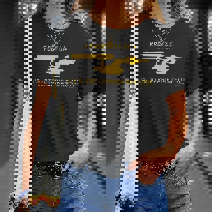 スタートレック オリジナルシリーズ USSエンタープライズプロパティ Tシャツ 彼女への贈り物