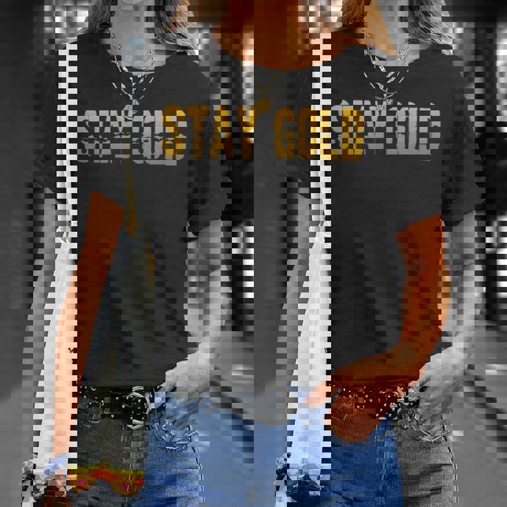 ステイゴールド、クラシック80年代。 Tシャツ 彼女への贈り物