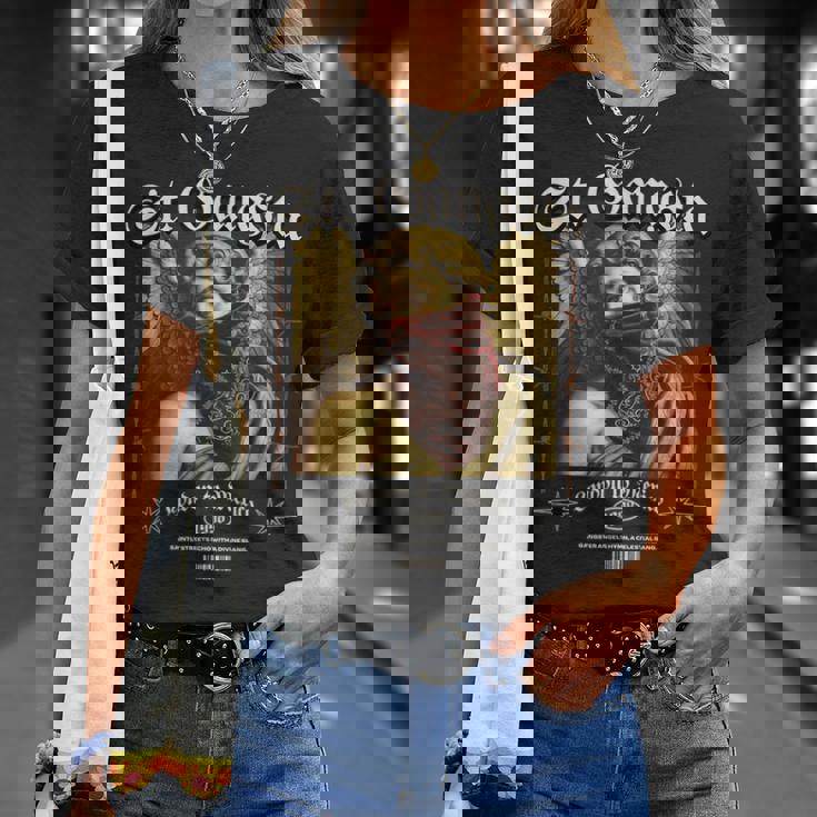 ストリートウェア ギャングスター エンジェル 大胆なアーバンエステック Tシャツ 彼女への贈り物