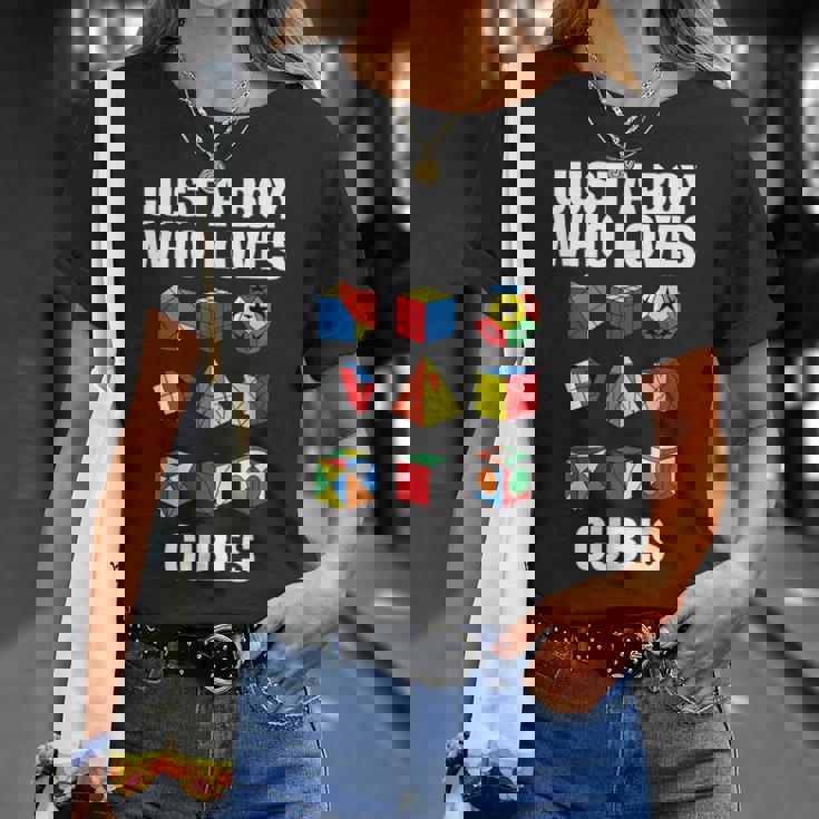 スピードキューブパズル キューブキューブ キッズ Tシャツ 彼女への贈り物