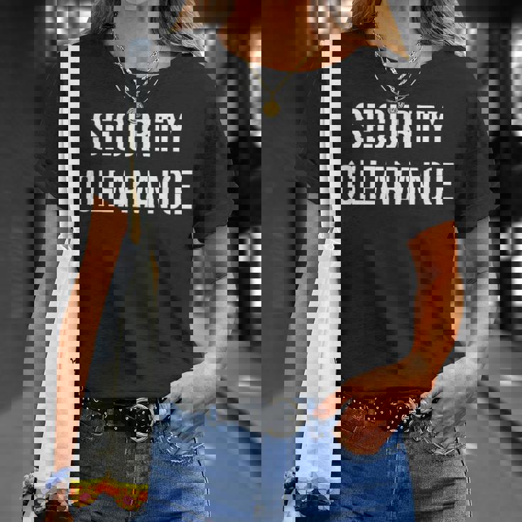セキュリティクリアランス Tシャツ 彼女への贈り物