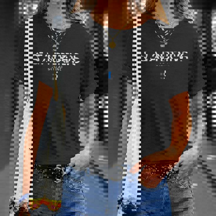 セントアンドリュース スコットランド イギリス Uk レトロ ヴィンテージ Tシャツ 彼女への贈り物