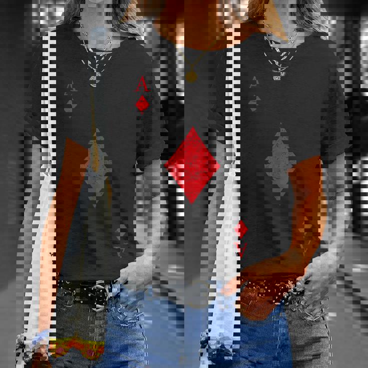 ダイヤのエース トランプ シャツ イージー ハロウィン コスチューム Tシャツ 彼女への贈り物