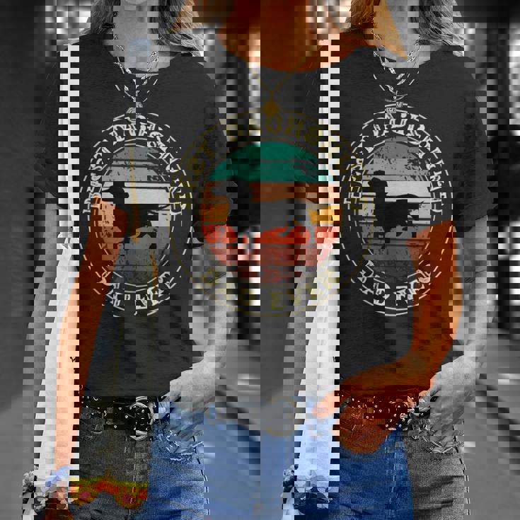 ダックスフンド ダックスフンド 男性用 ギフト アイデア ファニー ダディ ドッグ Tシャツ 彼女への贈り物