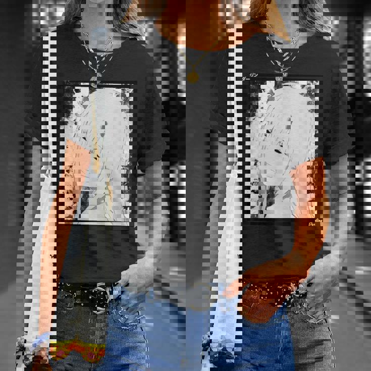 ダーリン日本アニメ ゼロツーノベルティ Tシャツ 彼女への贈り物