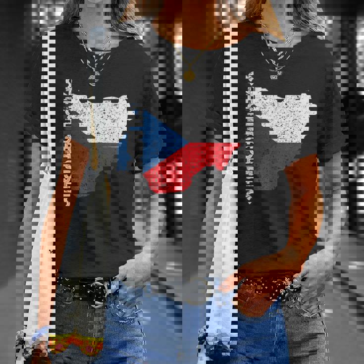 チェコ共和国 チェコ 国旗 チェコ ルーツ 地図 チェコ プライド Tシャツ 彼女への贈り物