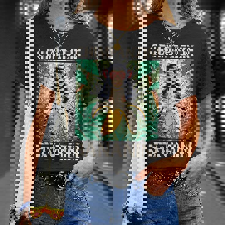 チンパンジーニ バナニーニ イタリアン ブレイン ロート ミーム Tシャツ 彼女への贈り物