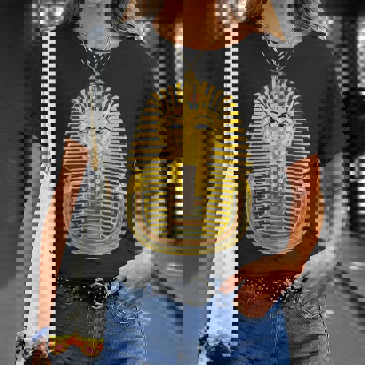 ツタンカーメン エジプトのファラオ王 ツタンカーメン 長袖tシャツ Tシャツ 彼女への贈り物