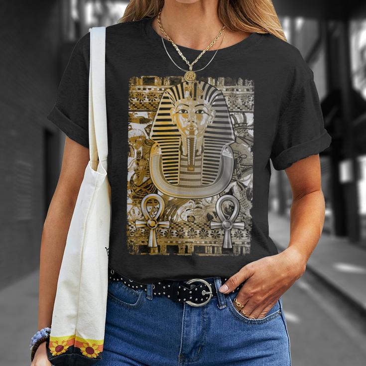 ツタンカーメン 古代エジプト ファラオ ツタンカーメン王 アンク Tシャツ 彼女への贈り物