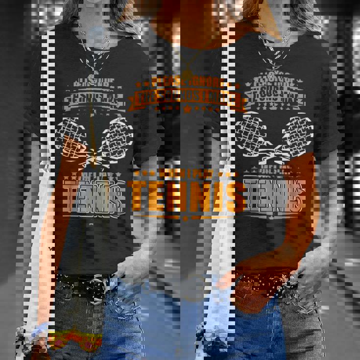 テニスノイズ-面白いテニスシャツ Tシャツ 彼女への贈り物