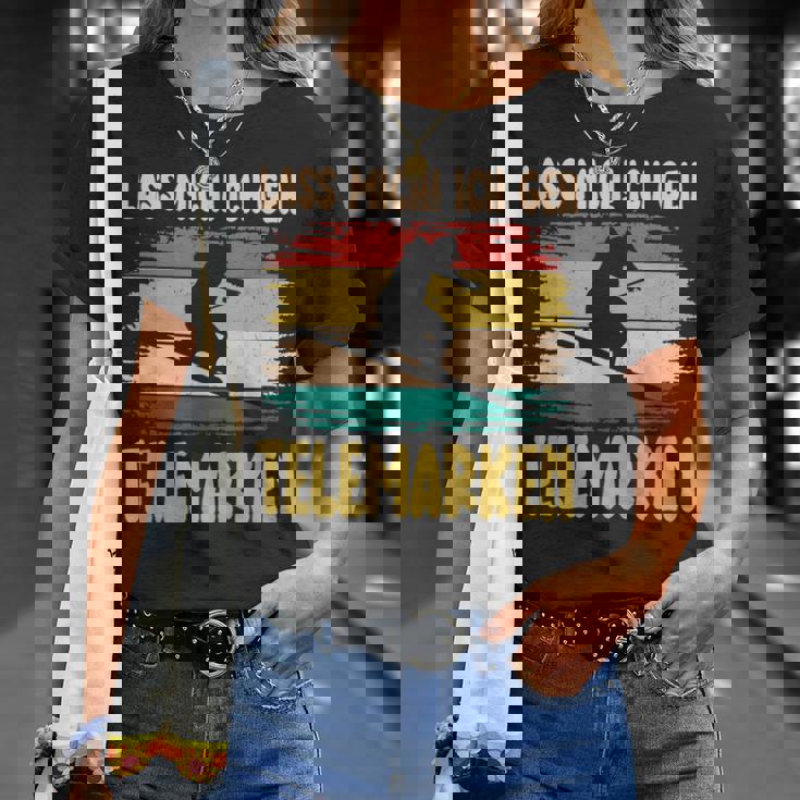 テレマーク Lass Mich Ich Geh Telemarken スキー Tシャツ 彼女への贈り物
