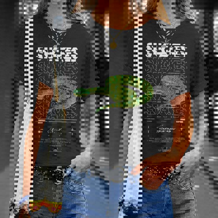 テンプルピットバイパースネークストリートウェア爬虫類キーパー 長袖tシャツ Tシャツ 彼女への贈り物