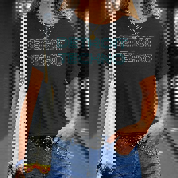 デトロイトテクノシャツ Edm Rave Djウェア デトロイトハウス Tシャツ 彼女への贈り物