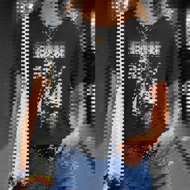 デヴィッド・ギルモア 1972年 写真 Tシャツ 彼女への贈り物