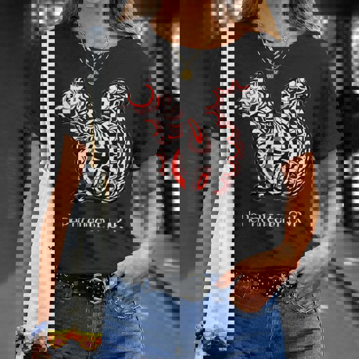 トライバル リス ペンドルトン オレゴン Pnw ネイティブアメリカン Tシャツ 彼女への贈り物