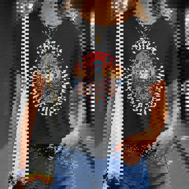 トルコ休暇、テュルキエカッパドキア熱気球フェスティバル Tシャツ 彼女への贈り物