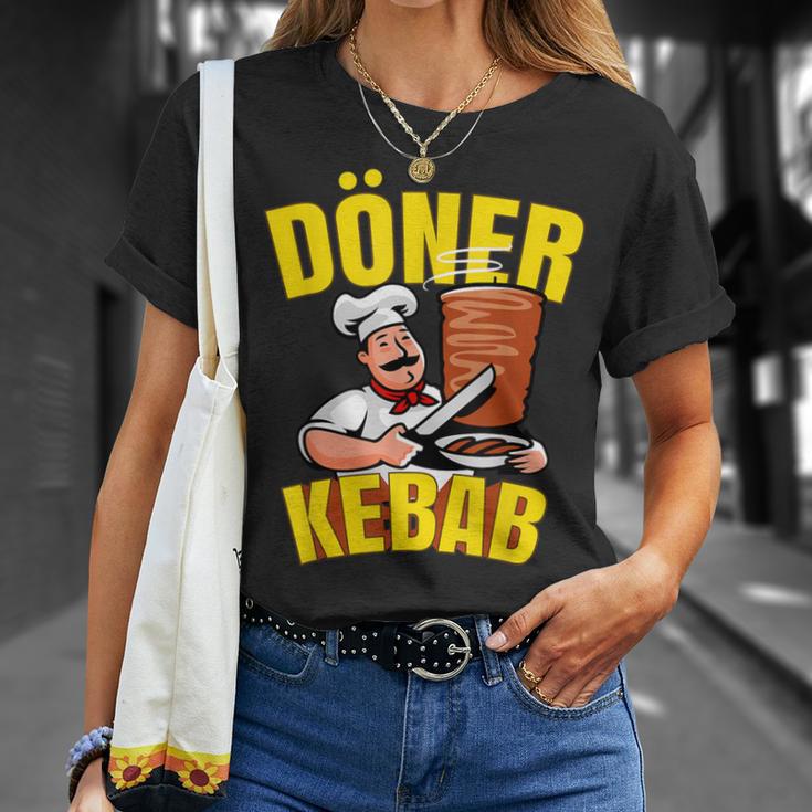 ドネルケバブドネルケバブドネルケバブグリルドネルケバブドネルケバブ Tシャツ 彼女への贈り物