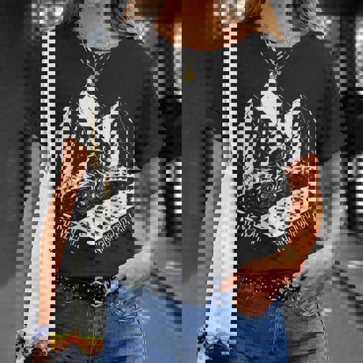 ナンガ パルバット トレイル マウンテンバイク ネイチャー ハイキング ネパール ツーリスト Tシャツ 彼女への贈り物