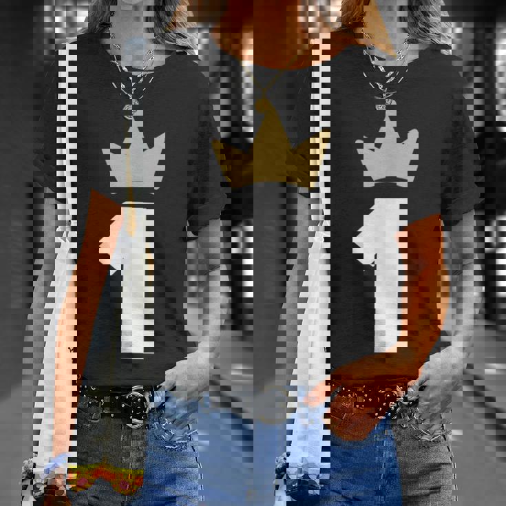 ナンバーワン 王冠 1年 1周年 Tシャツ 彼女への贈り物