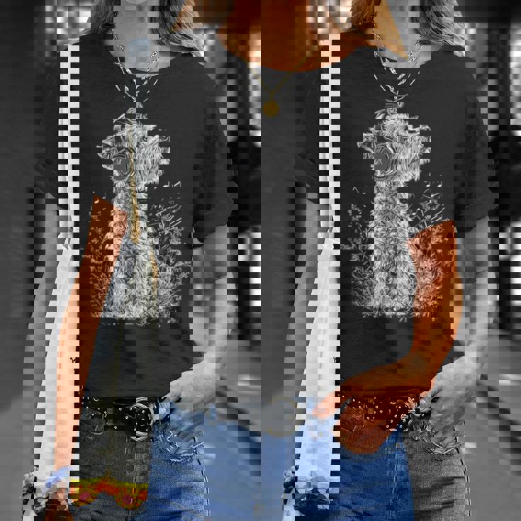 ノーフォークテリア ドッグミュージックヘッドホン ノーフォークテリア Tシャツ 彼女への贈り物