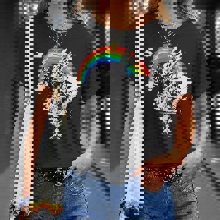 ハロウィーン 白いウサギ 不思議の国のアリス Tシャツ 彼女への贈り物