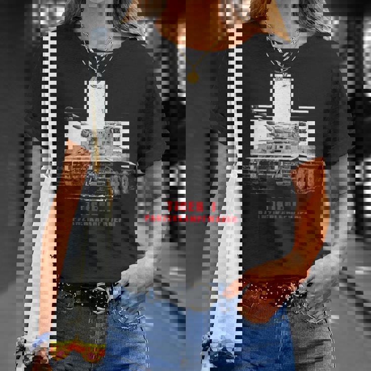 バトルタンクww2戦車タイガーi Tシャツ 彼女への贈り物