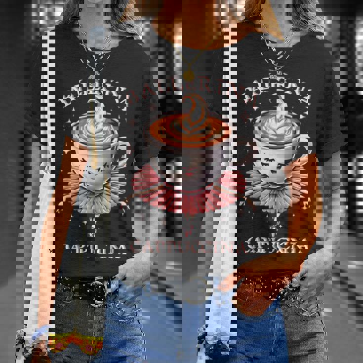 バレリーナ カプチーノ ミーム ブレイン イタリアン Tシャツ 彼女への贈り物