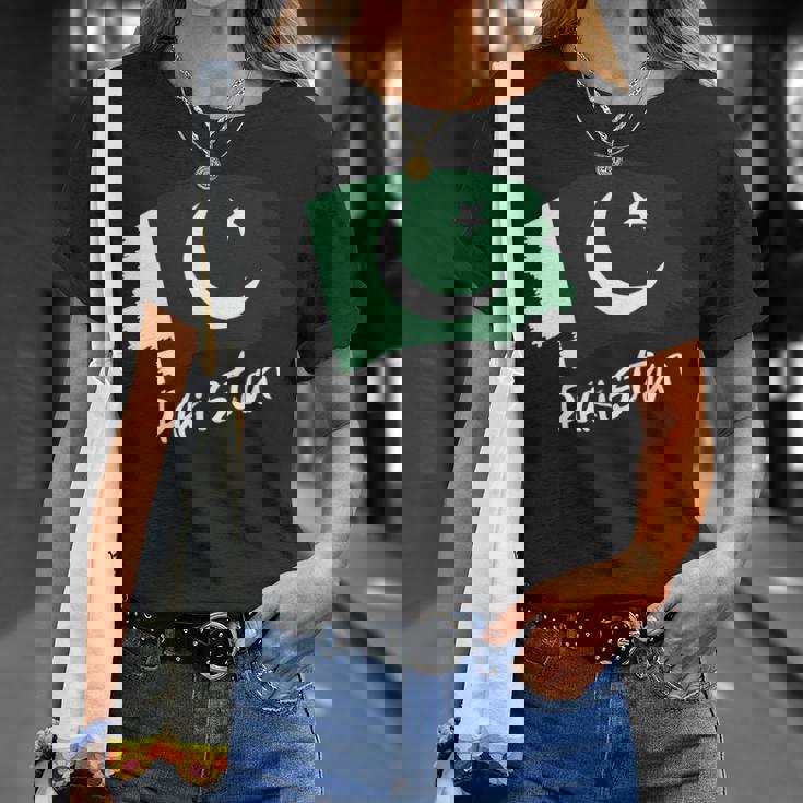 パキスタンの旗パキスタン 長袖tシャツ Tシャツ 彼女への贈り物