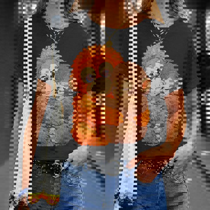 パンチくんとぬいぐるみ パンチザモンキー ニホンザル Tシャツ 彼女への贈り物