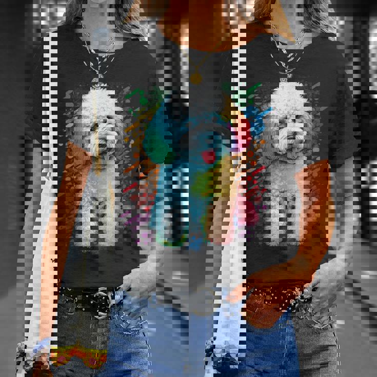 ビション・フリーゼ好きのかわいいビション・フリーゼの犬 Tシャツ 彼女への贈り物