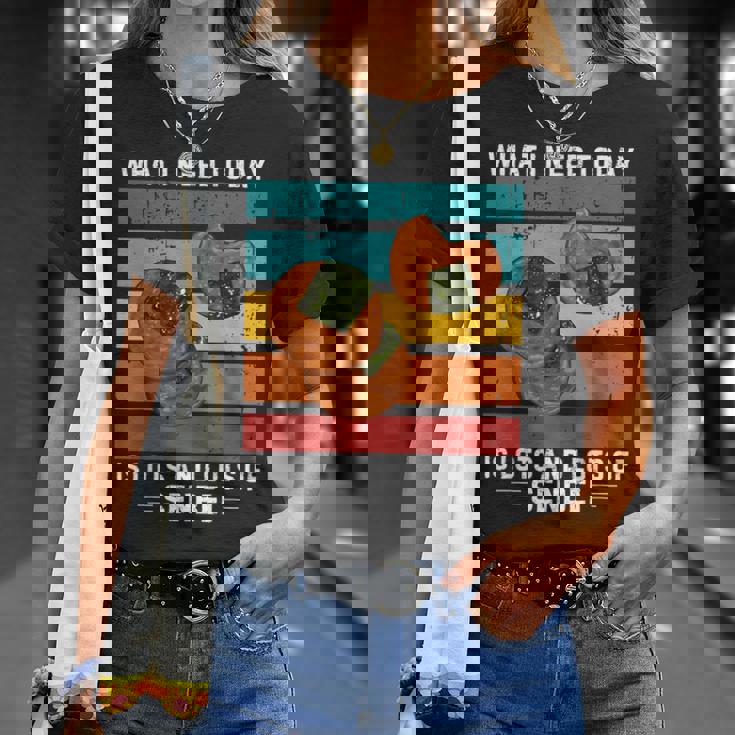 ビンテージ今日必要なのはたくさんのおせんべい Tシャツ 彼女への贈り物