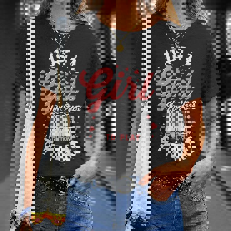 ピアノ ピアノ ジャズ キーボード 作曲家 ピアノプレーヤー Tシャツ 彼女への贈り物