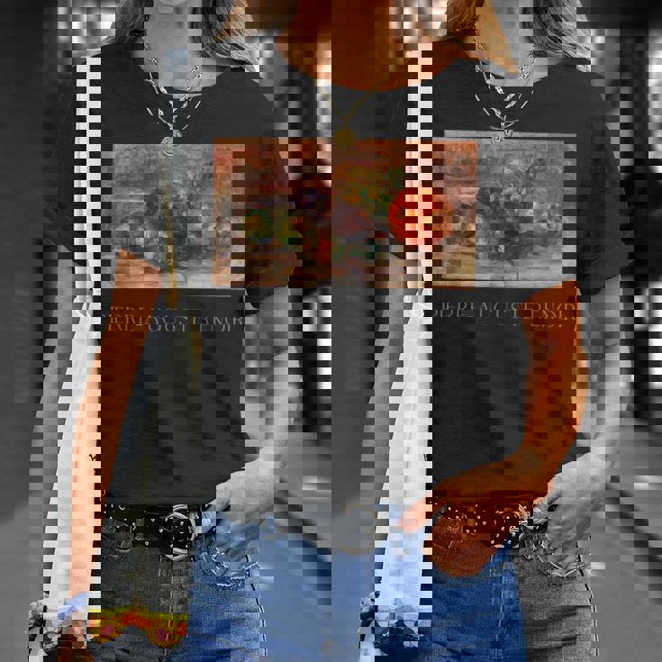 ピエール・オーギュスト・ルノワール作 ザクロとイチジク Tシャツ 彼女への贈り物